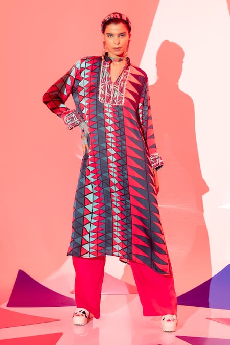 Esha L Amin Coachella Long Kurta 