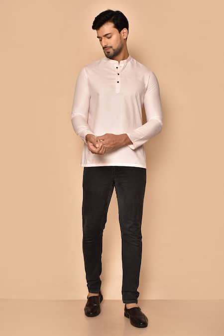 Aryavir Malhotra Straight Short Kurta 