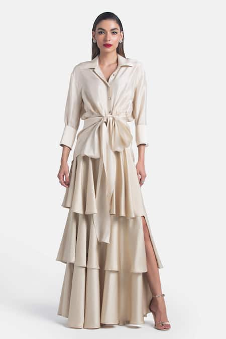 431-88 By Shweta Kapur Ace Silk Shirt 