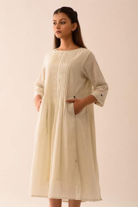 Jayati Goenka Handwoven Cotton Dress 