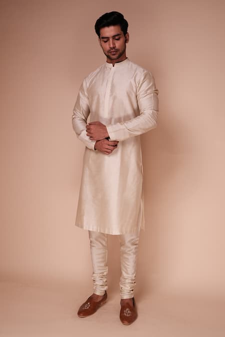 Tisa - Men Mandarin Collar Kurta Set 