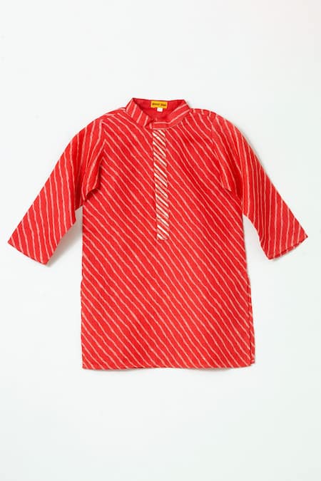 Shruti Jalan Leheriya Pattern Kurta 