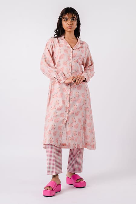 Tussah by Siddhi Shah Floral Print Shirt & Pant Set 