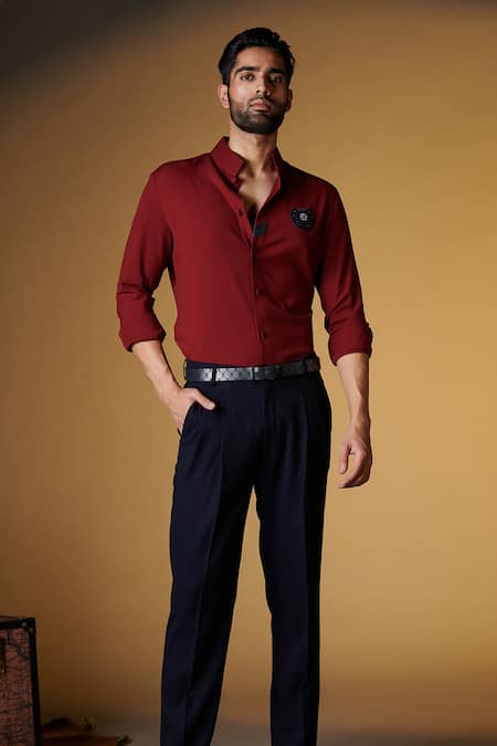 What Color Pants Go With A Maroon Shirt Pics  Ready Sleek