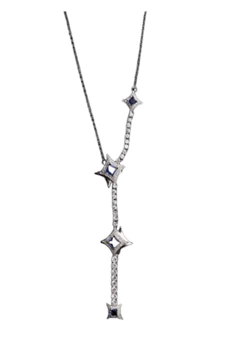 Mozaati Amy Diamond Shaped Layered Necklace 