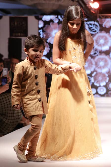 Swati Golyan Hand Quilted Bandhgala Set 