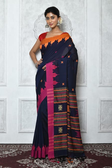 Samyukta Singhania Geometric Woven Saree 