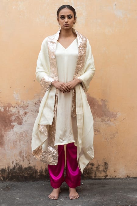 Avaasya Jaipur Gajji Silk Kurta Set 