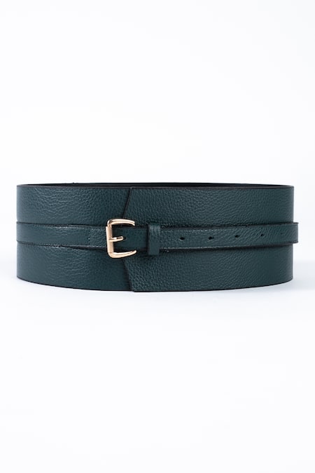 Trov Green Luca Leather Belt 