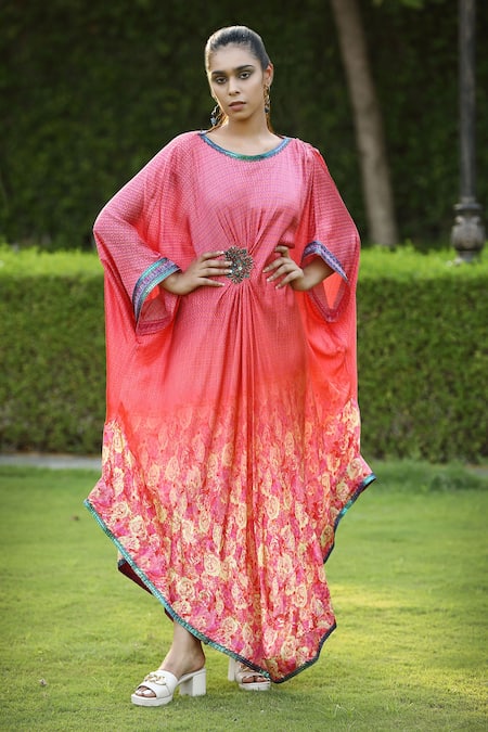 Shilpi Gupta Floral Print Kaftan Tunic 