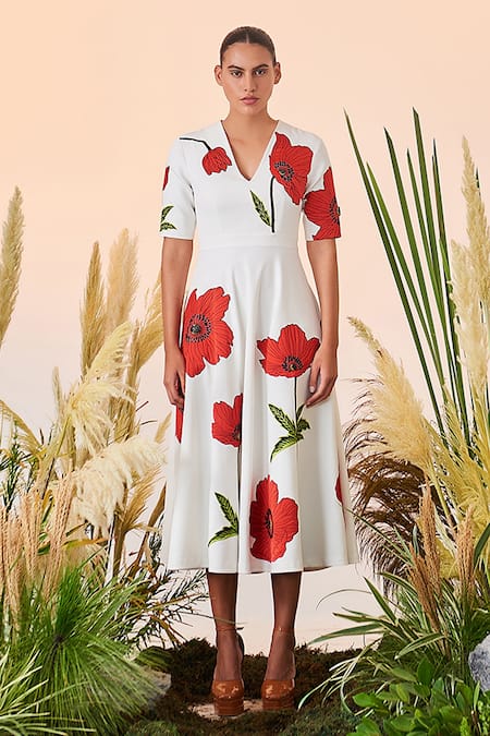 Shahin Mannan Poppy Circular Dress 