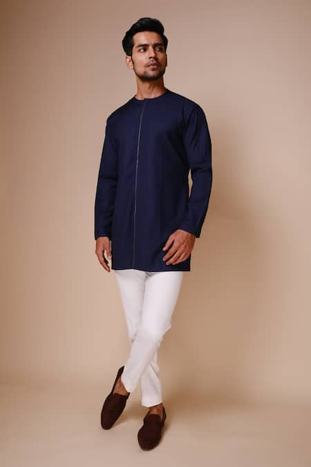 Tisa - Men Short Closed Neck Kurta Set 