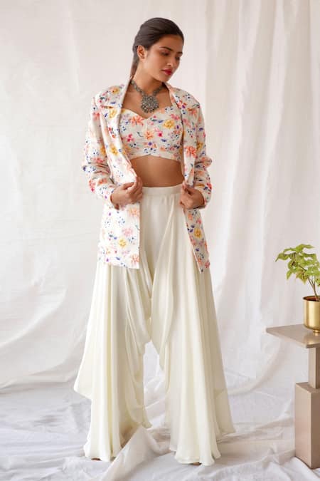 Shachi Sood Floral Printed Pant Set 