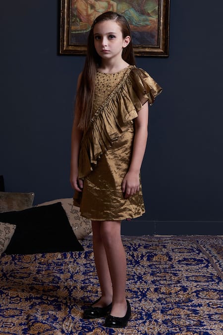 Swati Golyan Side Sash Dress 