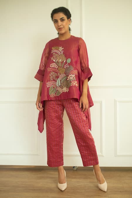 Oja Embroidered Tunic & Pant 
