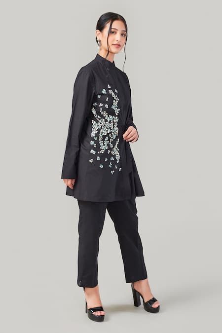 Ek Dhaaga Metallic Embellished Shirt 