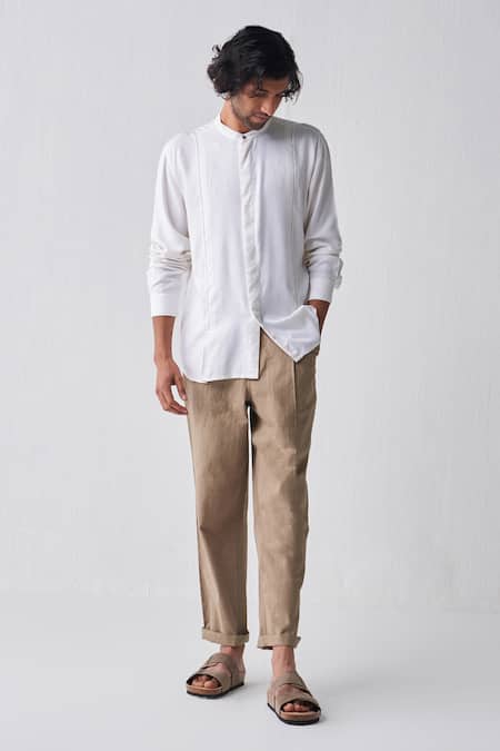 Buy See Designs Men White Solid Pure Cotton Lounge Pants - Lounge Pants for  Men 14454046 | Myntra