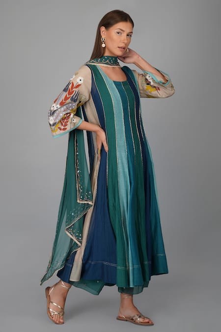 Devyani Mehrotra Panelled Anarkali Set 