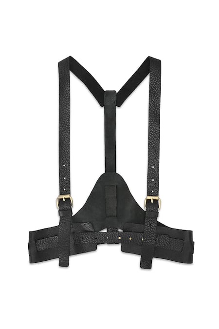 Black top harness belt