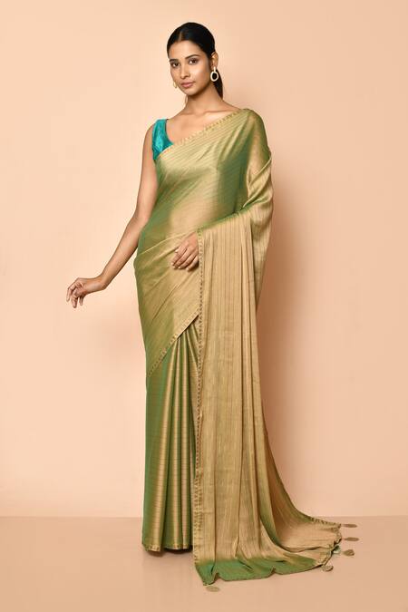 Maabeti Gharchola Banarasi Silk Saree of Zari Work with Blouse – maabetii