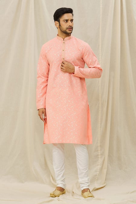 Aryavir Malhotra Digital Print Straight Kurta 