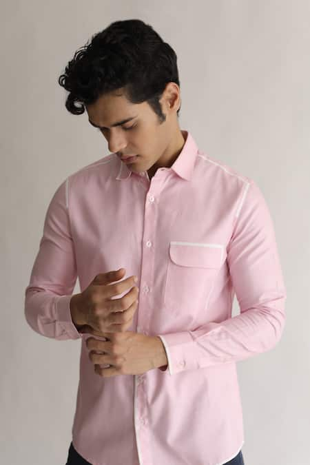 Kaha Brunch Contrast Piping Detail Shirt 