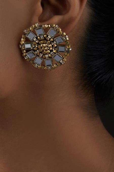 House Of Tuhina Saar Beaded Earrings 