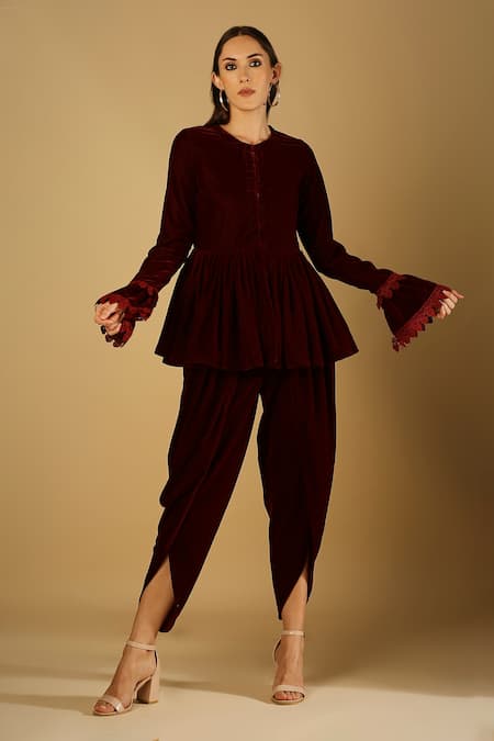 2pcs Womens Velvet Formal Dress Suits Blazer Coat Slim Fit Trousers Pants  Plus | eBay