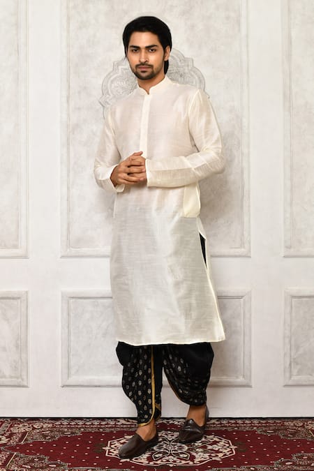 Arihant Rai Sinha Geometric Pattern Hem Cowl Pant 