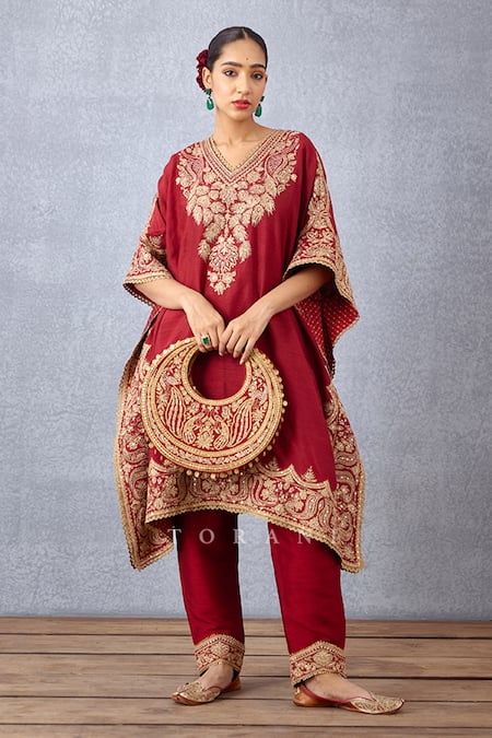 Torani Sindoori Aaira Kaftan & Pant Set 