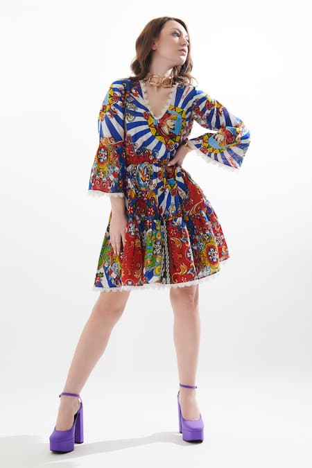 Cin Cin Emperor Print Dress 