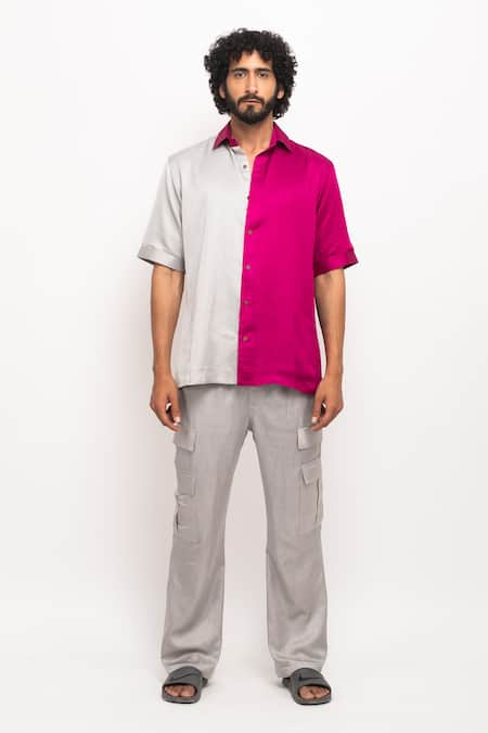 Neora By Nehal Chopra Solid Cargo Pant 