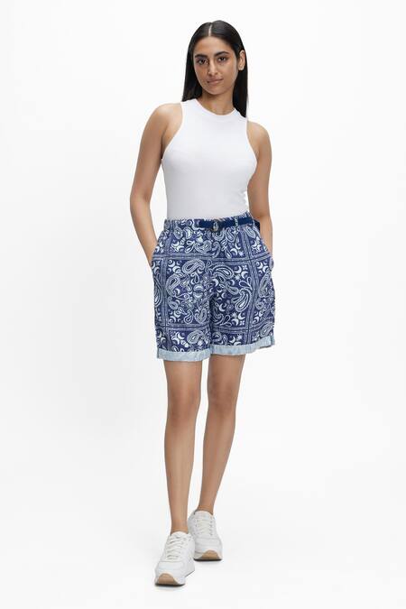 Paisley cheap shorts womens