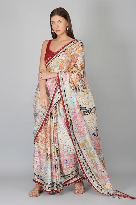 Devyani Mehrotra Melange Print Saree 