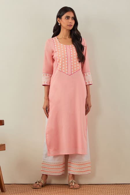 TIC Rooh Yoke Embroidered Kurta 