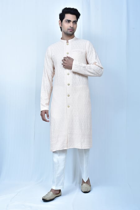 Samyukta Singhania Chikankari Embroidered Kurta Set 