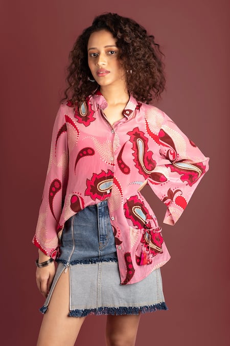 Style Junkiie Sorbet Paisley Shirt 