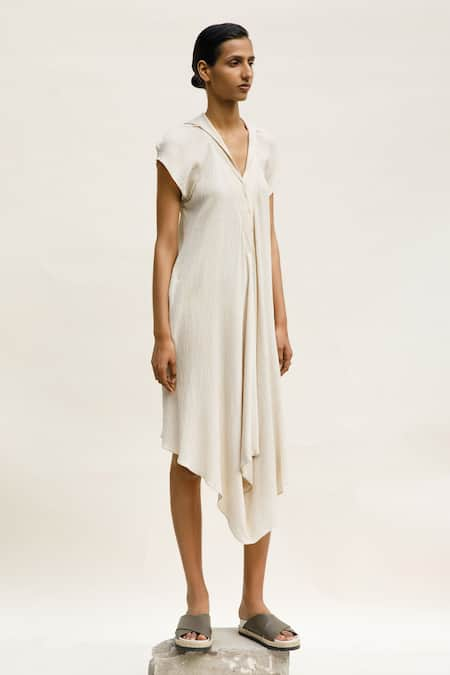 Urvashi Kaur Genesis Textured Cotton Dress 