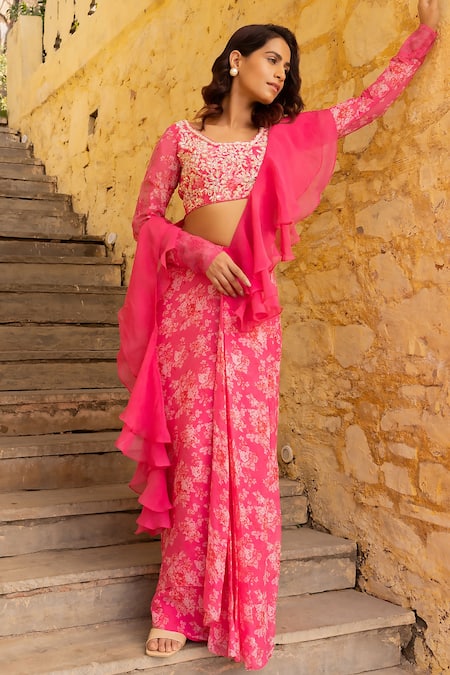 skirt style saree  panisha  150745