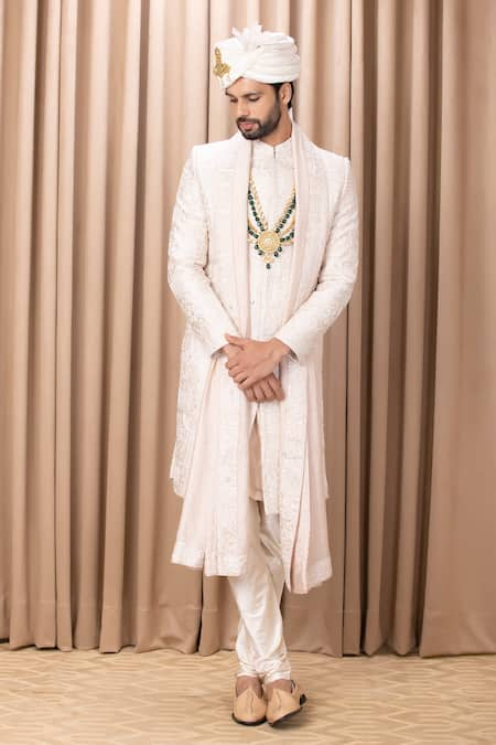 Ankit V Kapoor Zahid Embroidered Sherwani Set 