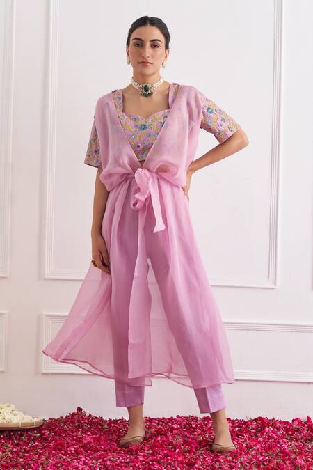 Shipraa Grover Zaira Cape & Pant Set 