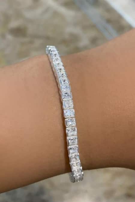 Inlay Diamond Bangle – Ring Concierge