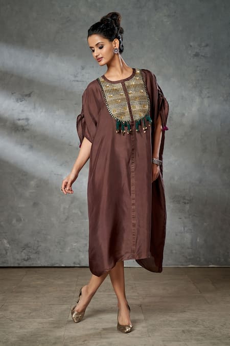 Aditi Somani Hand Embroidered Kaftan Tunic 