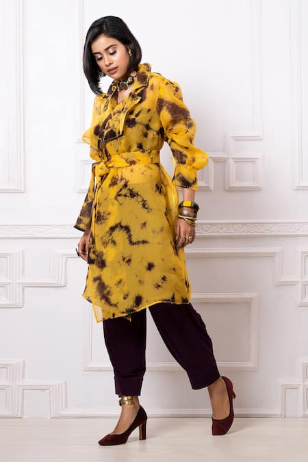 Megha Garg Abstract Print Jacket & Pant Set 