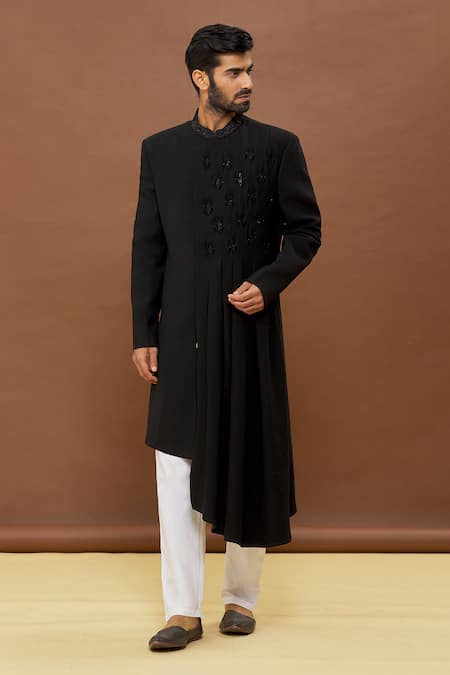 Arihant Rai Sinha Draped Sherwani Set 