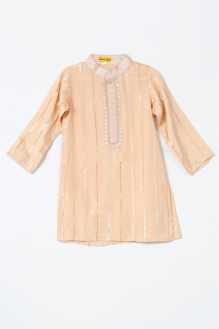 Shruti Jalan Mandarin Collar Embroidered Kurta 