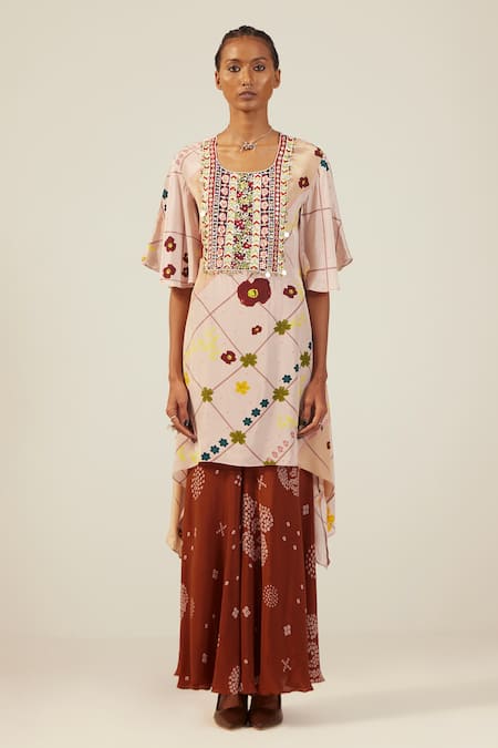 AMKA Ambar Printed Kurta & Sharara Set 