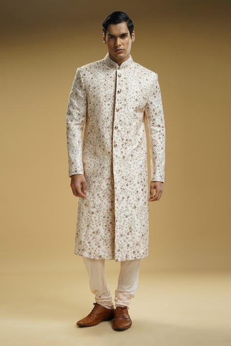 Kommal Sood Motifs Embroidered Sherwani Set 