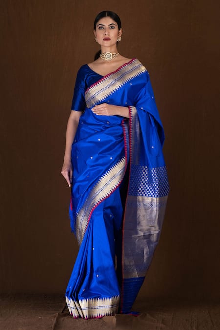 Devissha Katan Silk Handloom Banarasi Saree 