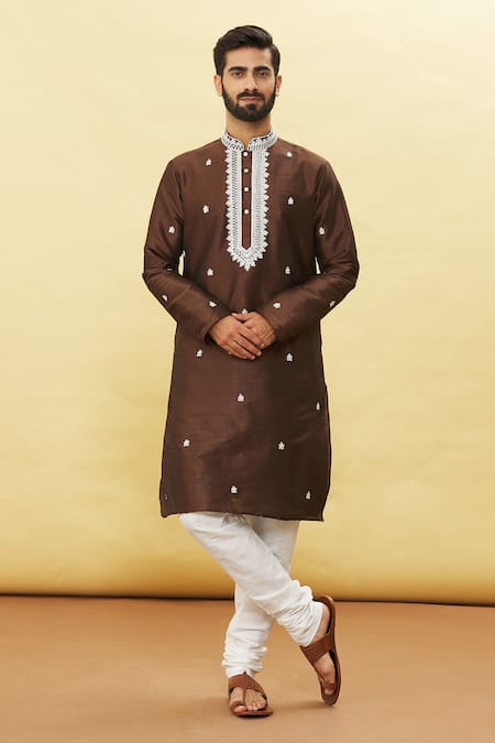 Arihant Rai Sinha Spring Embroidered Kurta & Churidar Set 